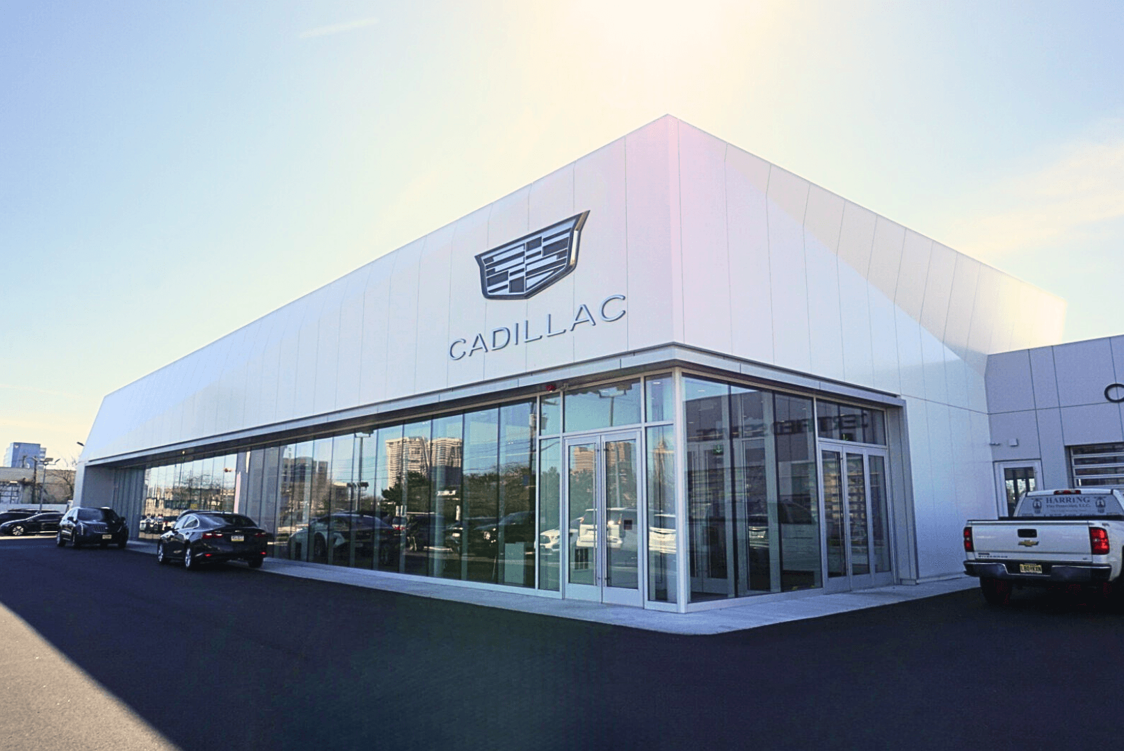 Car Dealership curtain wall