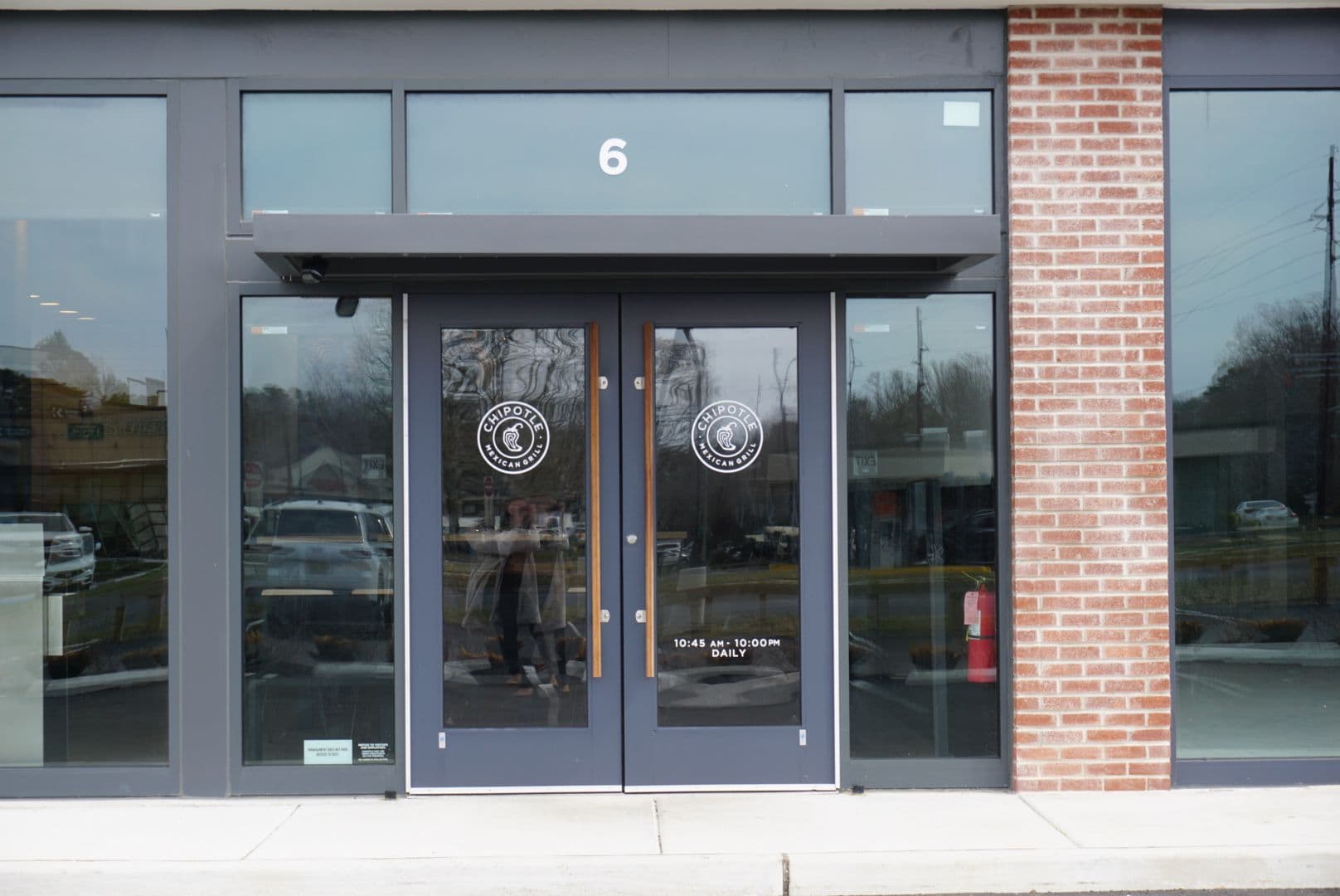 Chipotle commercial storefront windows