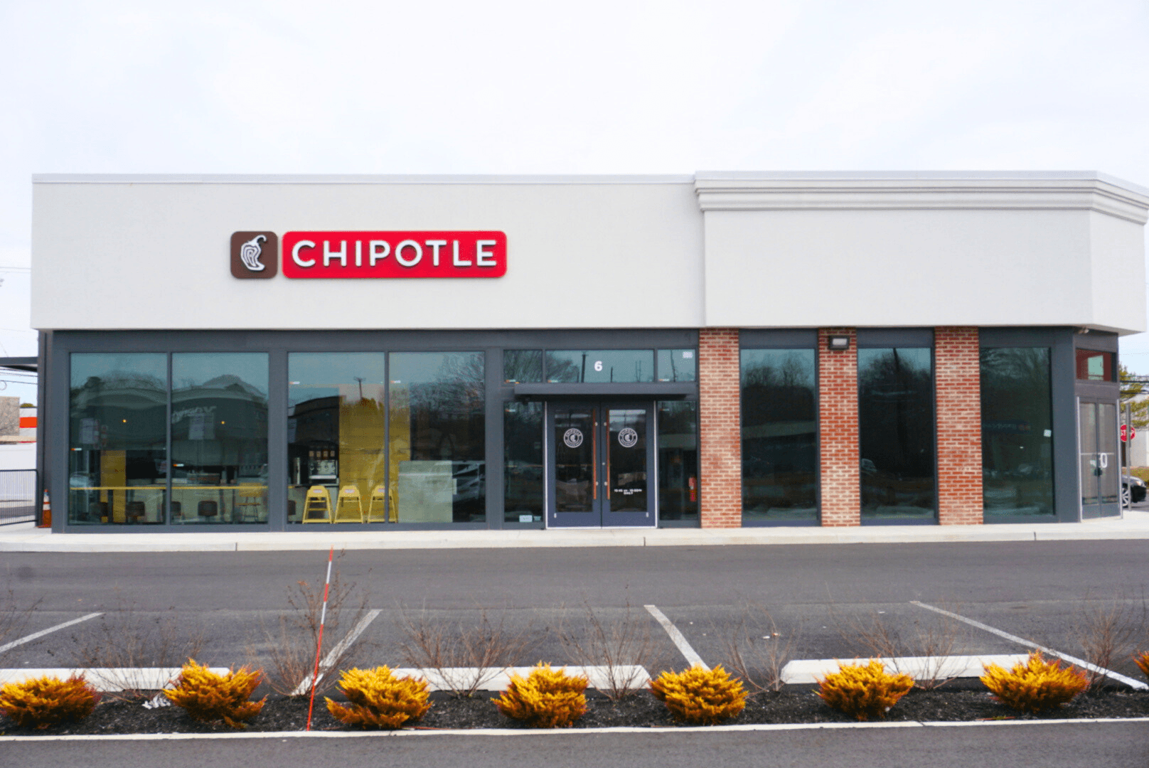 Chipotle commercial storefront windows